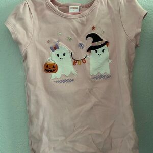 Gymboree Girls Pink Ghost Halloween Tee